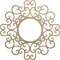 Ekena Millwork Reims Wood Fretwork Pierced Ceiling Medallion, Hickory, 36"OD x 13 3/4"ID x 1/4"T CMWP36X36X0250REHI - alternate 1